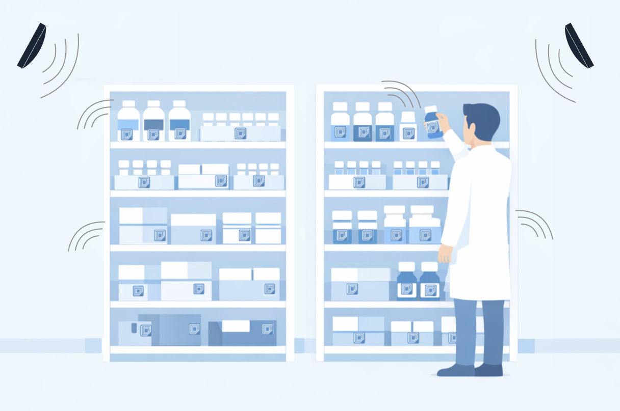 Lab inventory storage room